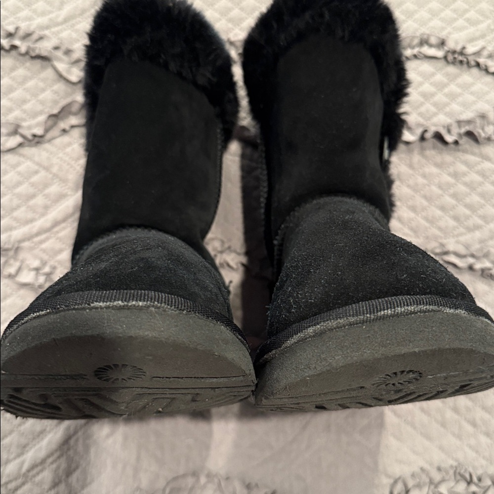UGG Black Suede Boots - Picture 5 of 5